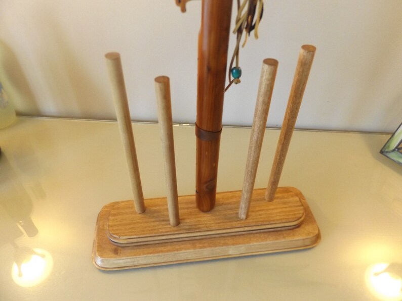 Native American Flute Stand. Space for 5 Flutes. Etsy