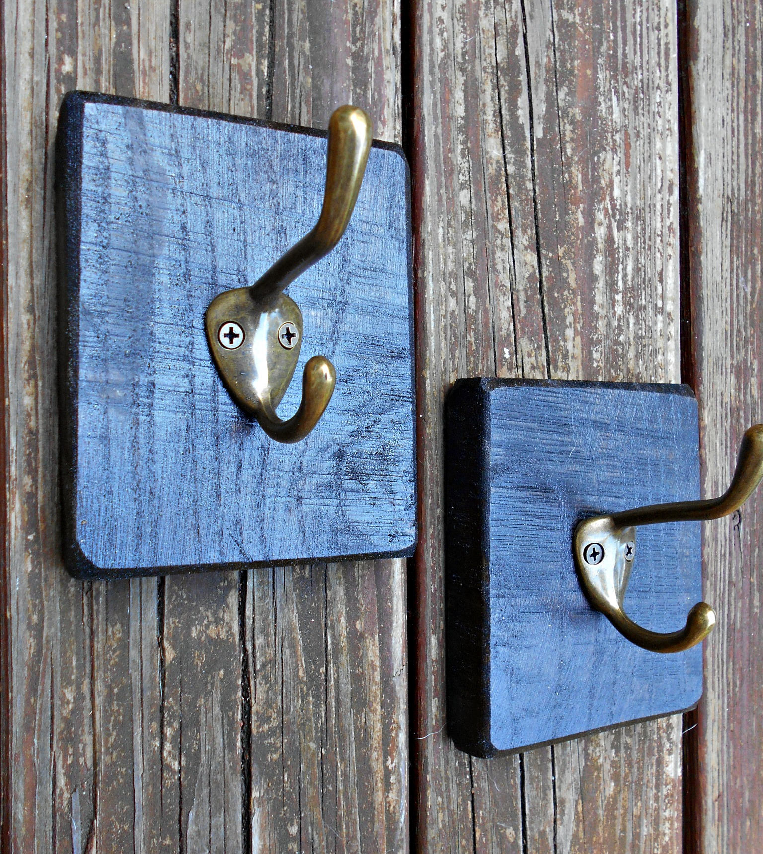 Coat Hook Set Two Matching Hooks Single Coat Hooks Coat Etsy