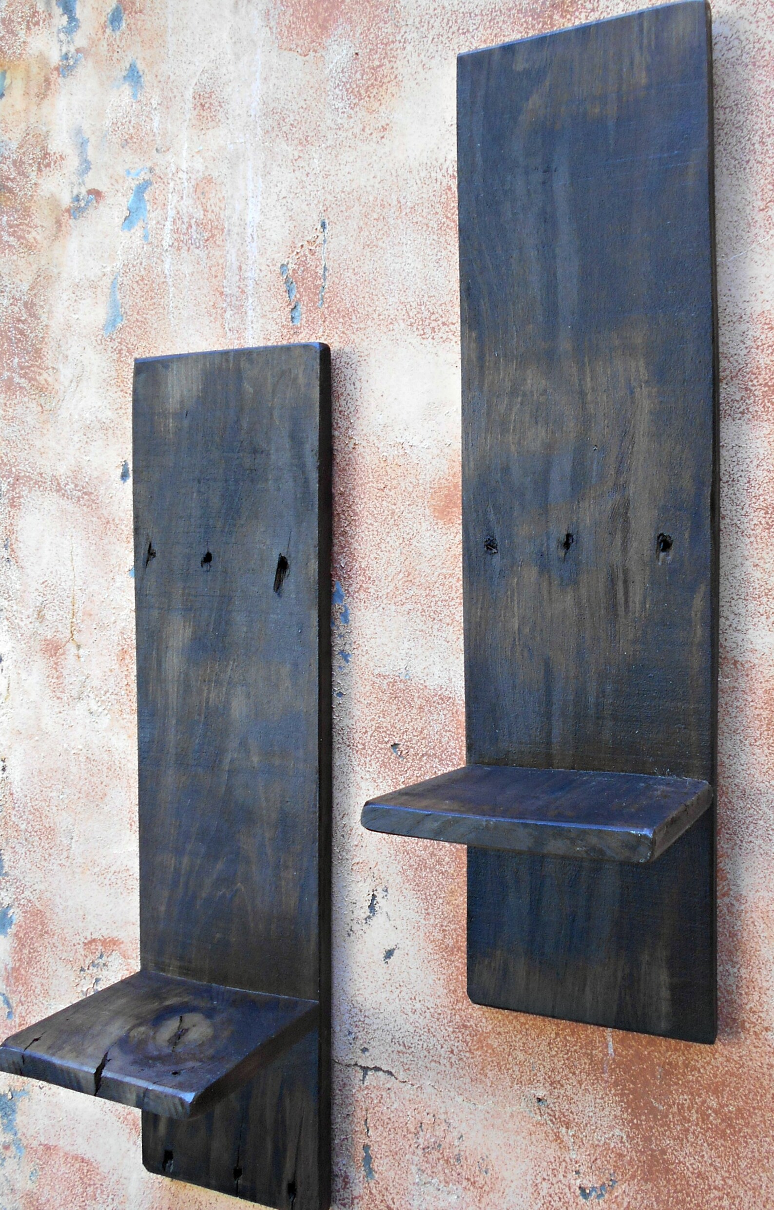 Extra Long Wall Sconce Set Rustic 22 Sconces Primitive Etsy