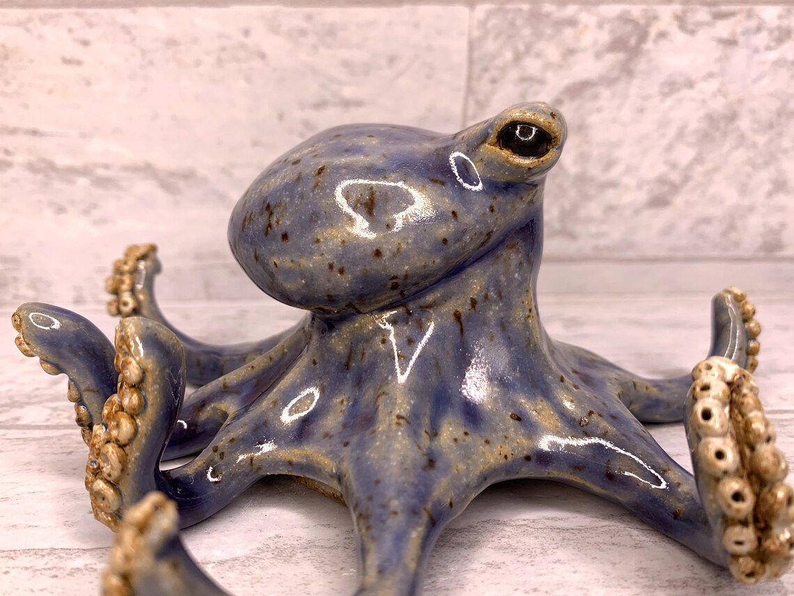 Ceramic Octopus Original Sculpture Ready to Ship Etsy