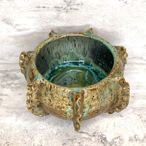 Ceramic, Jellyfish Inspired Bowl, Original Sculpture, Ready to Ship