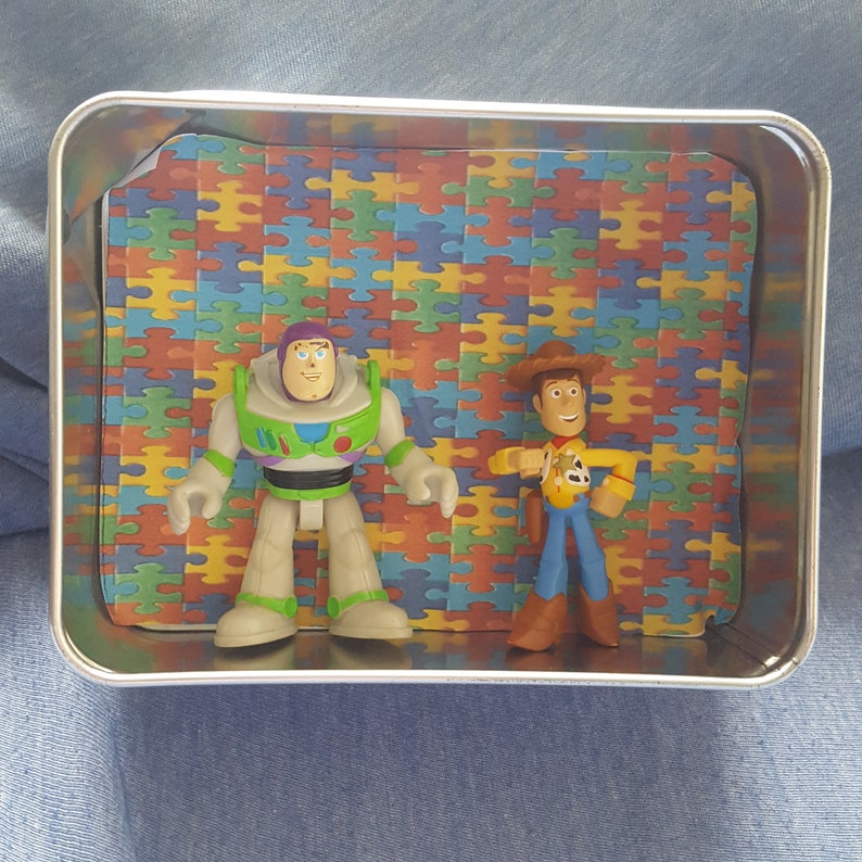 Toy Story Autism Awareness Mini Shadow Box Etsy