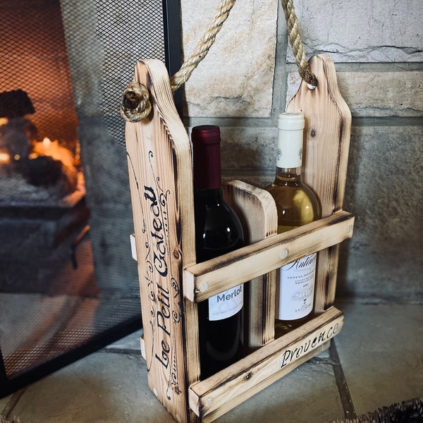 Wine Caddy - Etsy