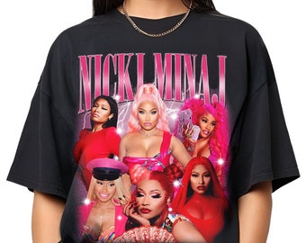 Nicki Minaj, Nicki Minaj T-shirt, Nicki Minaj Fan, Nicki Minaj Gift, Rapper Homage Graphic Shirt, Unisex T-shirt, Crew Shirt, Gift for Fan