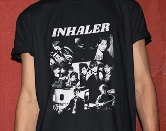 Camisa de banda INHALER, banda de inhaladores que tenemos que seguir adelante, camiseta de Inhaler Merch, regalo de fan real, gira de música de concierto 2023, camiseta estética vintage