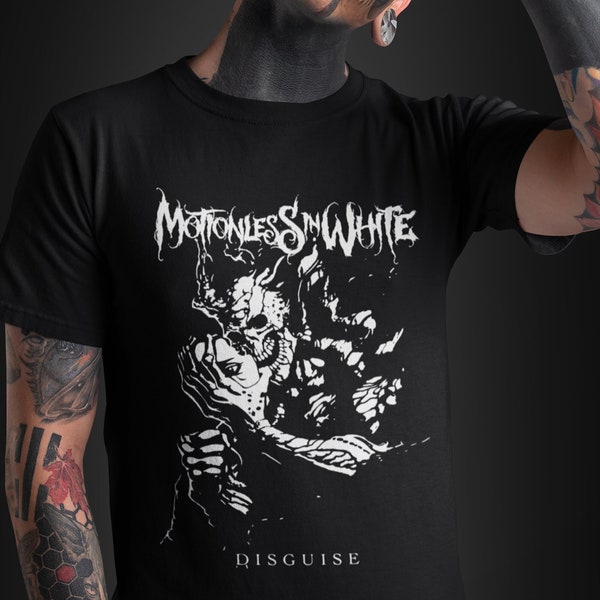 Motionless In White Skeleton Rock Shirt, Motionless In White Shirt, Rock Band Tee, The Trinity of Terror Tour 2022, Horror Shirt