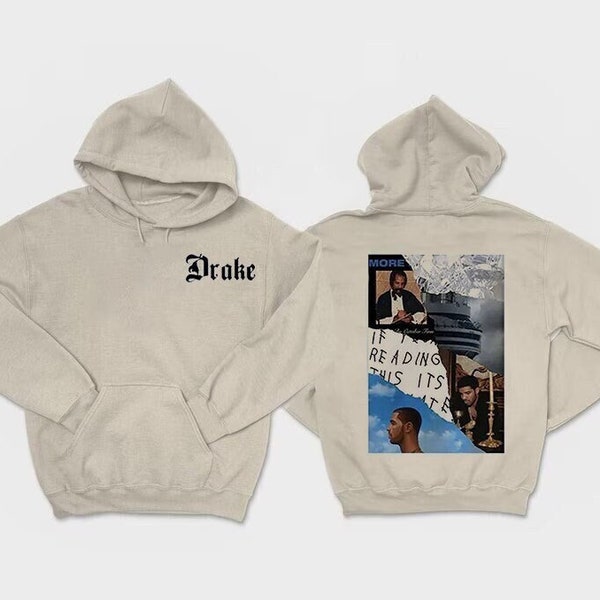 Drake Inspired Album Cover Hoodies - Hip Hop Fashion for Men's Autumn/Winter Style, Drake 21 Savage Tour Shirt, It's All A Blur Tour Shirt