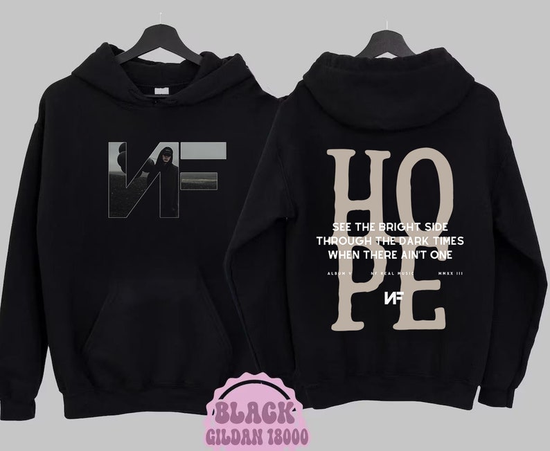 NF Hope Tracklist Shirt, Hope Album Tour Merch Tshirt, Best Fan Gift, Concert Tee, Vintage Aesthetic Shirt, Fan Art, Illustration, Artwork image 2