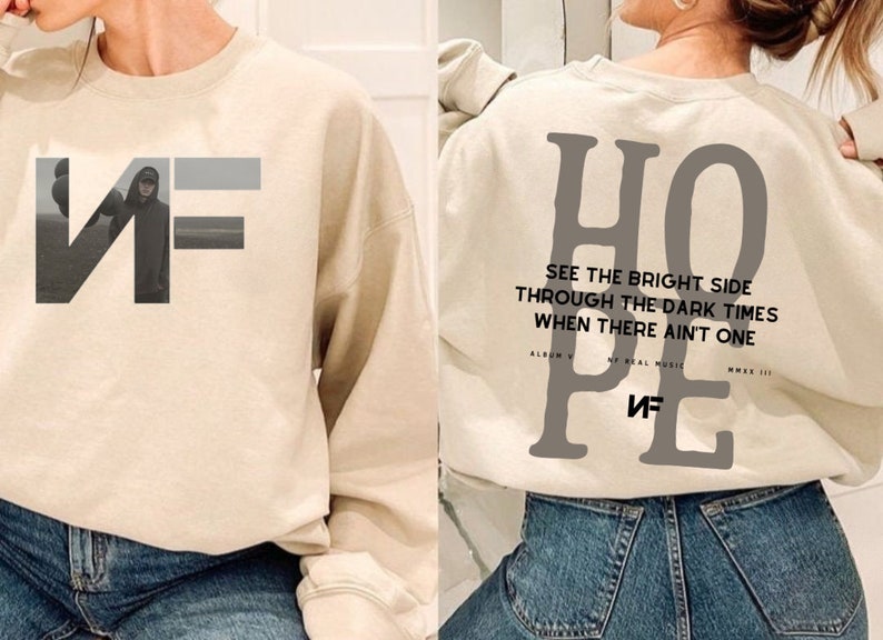 NF Hope Tracklist Shirt, Hope Album Tour Merch Tshirt, Best Fan Gift, Concert Tee, Vintage Aesthetic Shirt, Fan Art, Illustration, Artwork image 3