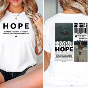 Vintage Hope Tour 2023 Merch, NF Hope Tour Shirt, NF Hope Tour 2023 Shirt, Rapper NF Fan Shirt, nf unique logo design Unisex Hoodie image 3