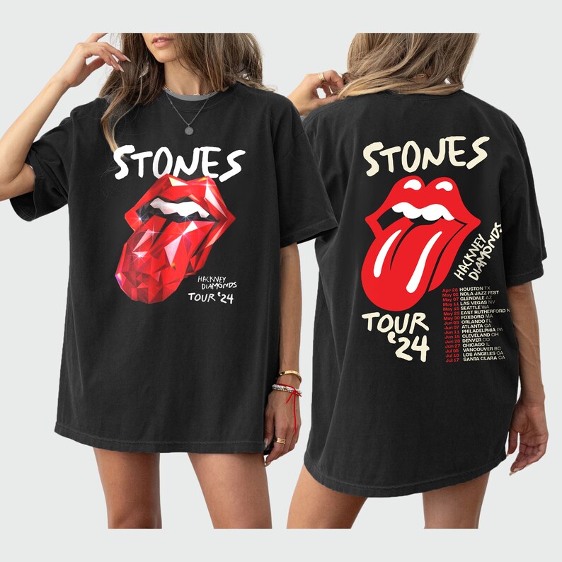 Rolling Stones 2024 Hackney Diamonds Tour Shirt, Rolling Stones Band