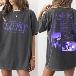 Laufey Tour 2024 Unisex T-Shirt Sweatshirt Hoodie, Laufey The Bewitched Tour, Laufey Fan Gift Shirt, Laufey Merch Shirt, 2024 Tour Shirt zdjęcie 4