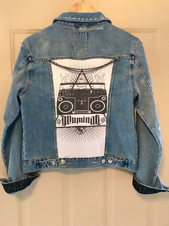 etsy jean jacket