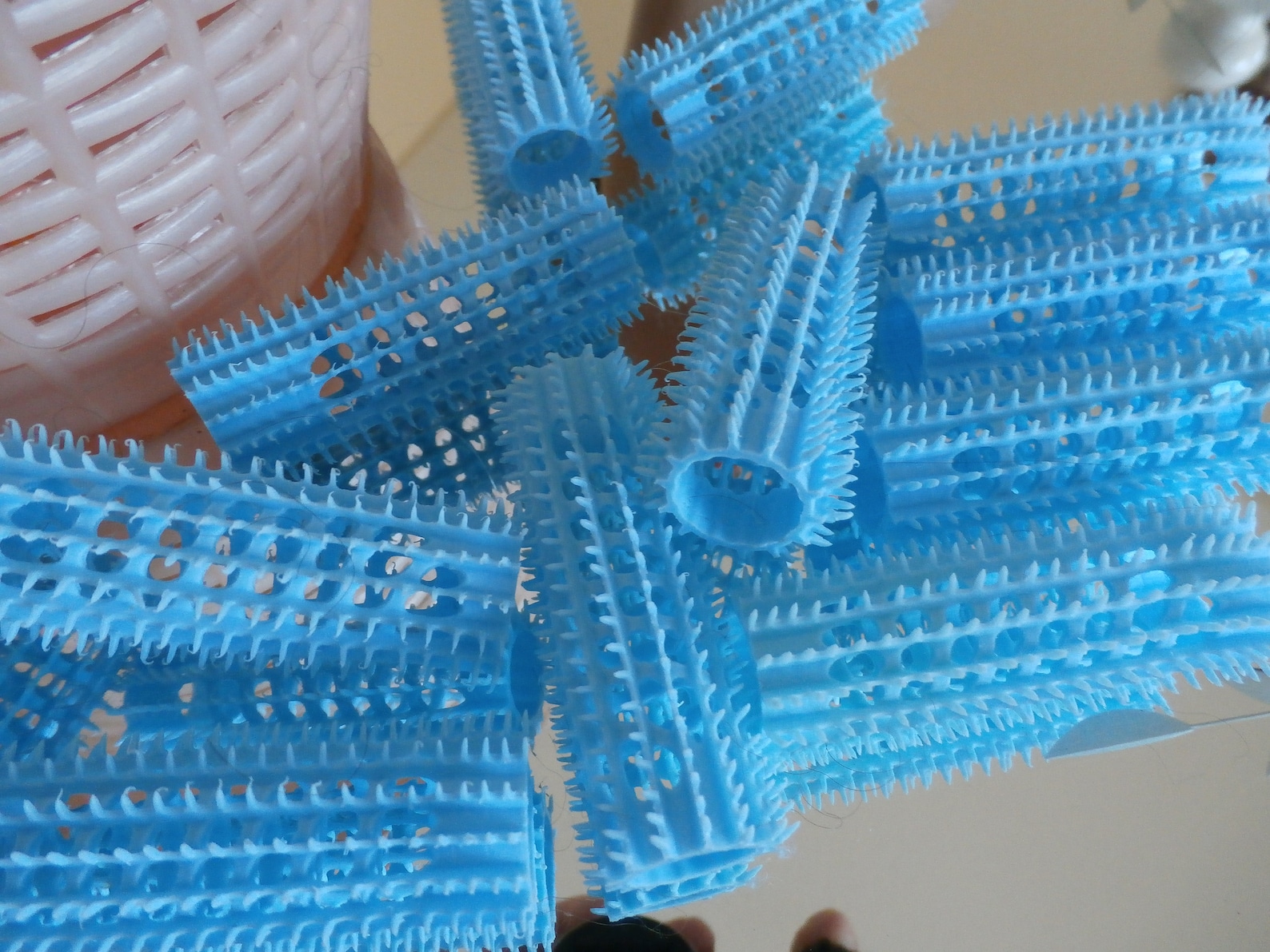 Lot of 12 Vintage Plastic Hair Curlers Hair Rollers Etsy UK