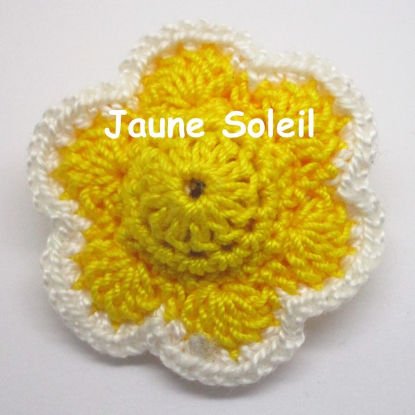 1 Perle Fleur Jaune Soleil