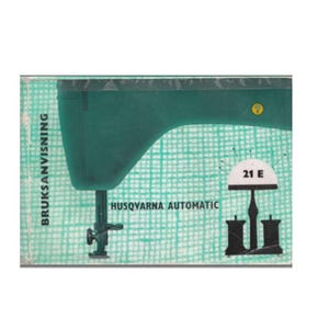 Husqvarna Viking 21E Sewing Machine Instructions DIGITAL PDF