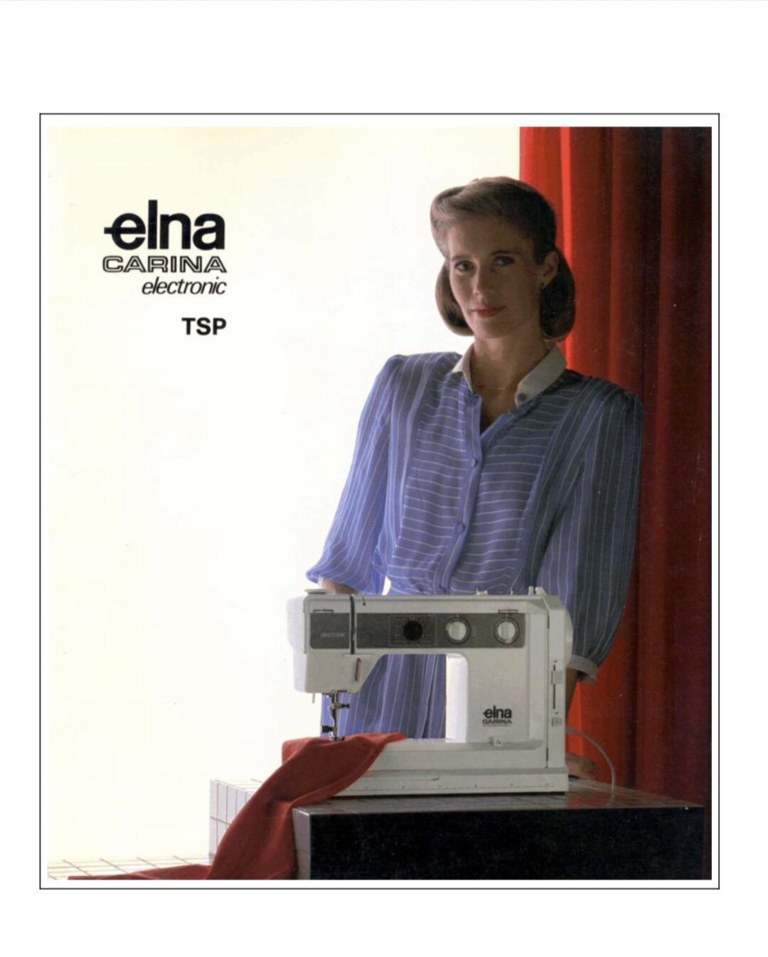 The Elna Carina Sewing Machine INSTRUCTION Manual Digital PDF - Etsy