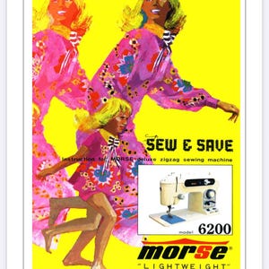 The Morse 6200  Sewing machine service Manual digital PDF