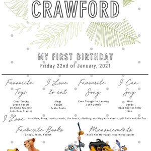 The Lion King, Birthday Poster