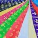 Cross Design Jacguard Brocade Fabric, high quality metalic textile by the yard