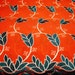 poly cotton embroidery lace fabric, african design textile in 10 colors