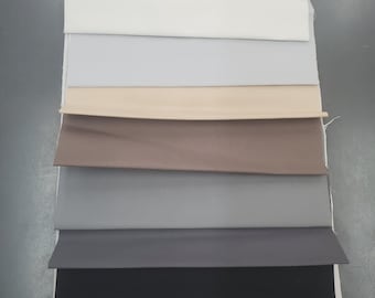Rocklon blackout 54 inches fabric by the yard no light passes through ,in 9  colors