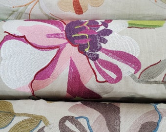 Linen Embrodary Flower