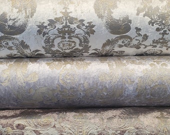 MONTE CARLO VELVET (heavy soft velvet brocade jacquard) in 5 colors