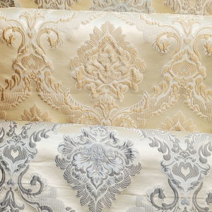 Damask Jacquard brocade in 3 colors