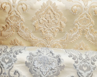 Damask Jacquard brocade in 3 colors