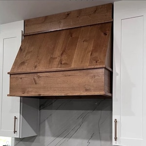 Distressed Alder Exhaust Hood