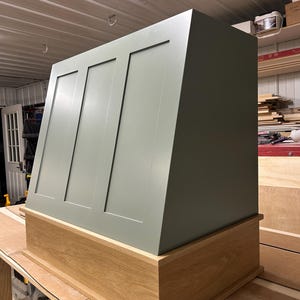 Wood Range Hood - Painted & Stained