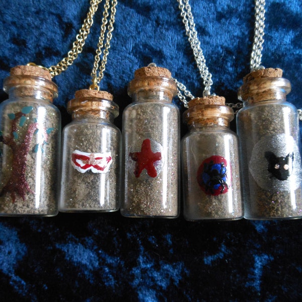 Infinity In Memoriam Bottle Necklaces