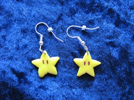 Star clay earrings online