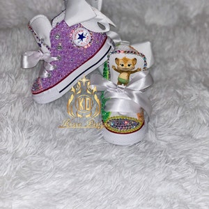 Youth/Toddler Bling Chuck Taylor Shoes, Bling Shoes, Newborn Shoes, Rhinestone Chuck Taylor, Birthday Shoes