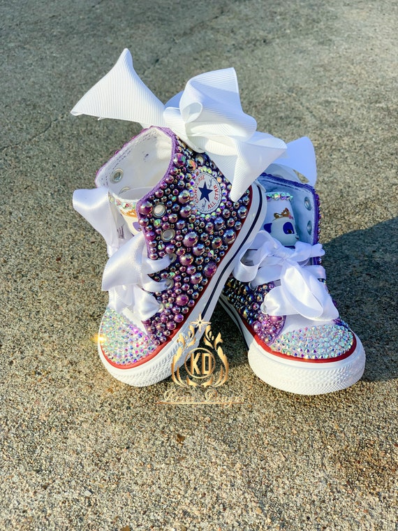 Youth/toddler Bling Chuck Taylor Shoes Bling Shoes Newborn - Etsy