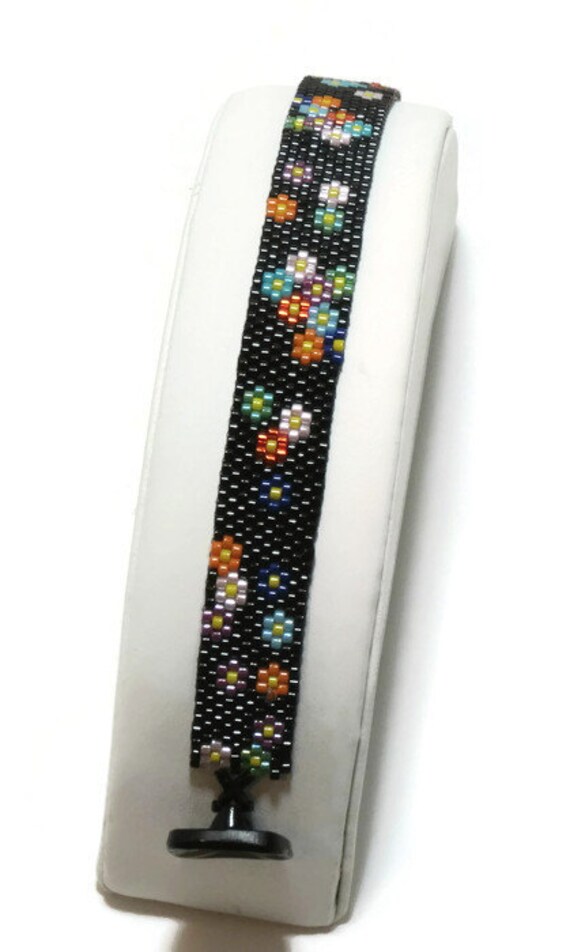 Peyote pulsera flaco patrón diseño-Mini 11/0 - Etsy España