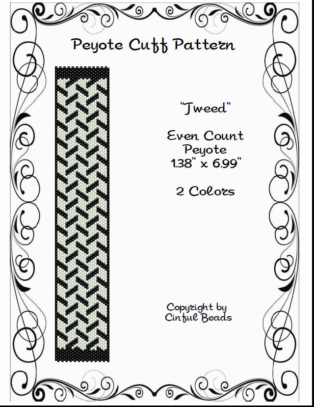 peyote-bracelet-pattern-black-and-white-tweed-using-miyuki-11-0-delica