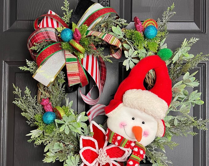 SNOWMAN  WREATH