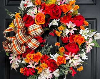 Front Door Fall Wreath