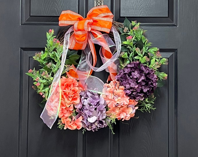 Spring & Summer Hydrangea Wreath