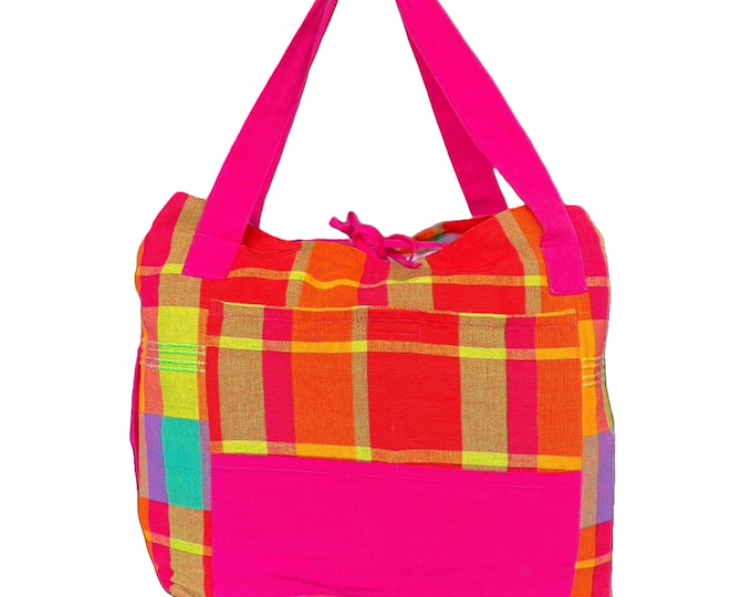 Beach Bag, Tote, Picnic Crochet, Hand Bag, Shoulder, Straw, Canvas, Designer, Personalized, Women, Gift for Mom, Eco Friendly, Foldable,