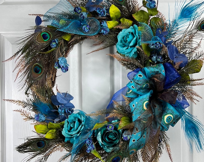 PEACOCK WREATH