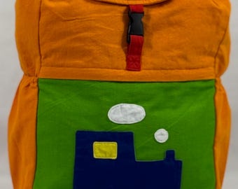 Backpack  for Girls and Boys with Train design