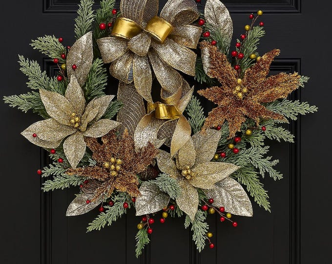 HOLIDAY GOLDEN WREATH