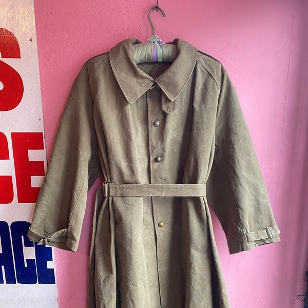 M35 French Army Motorcycle Dust Coat | Size 2