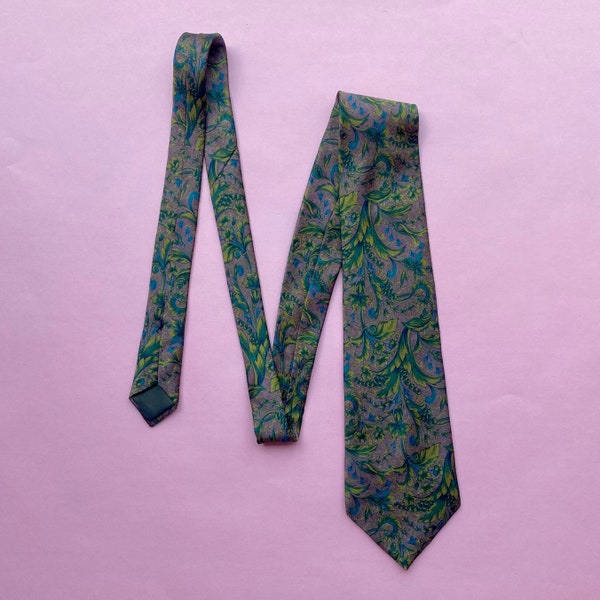 Men's Vintage Authentic Lanvin Paris Silk Necktie