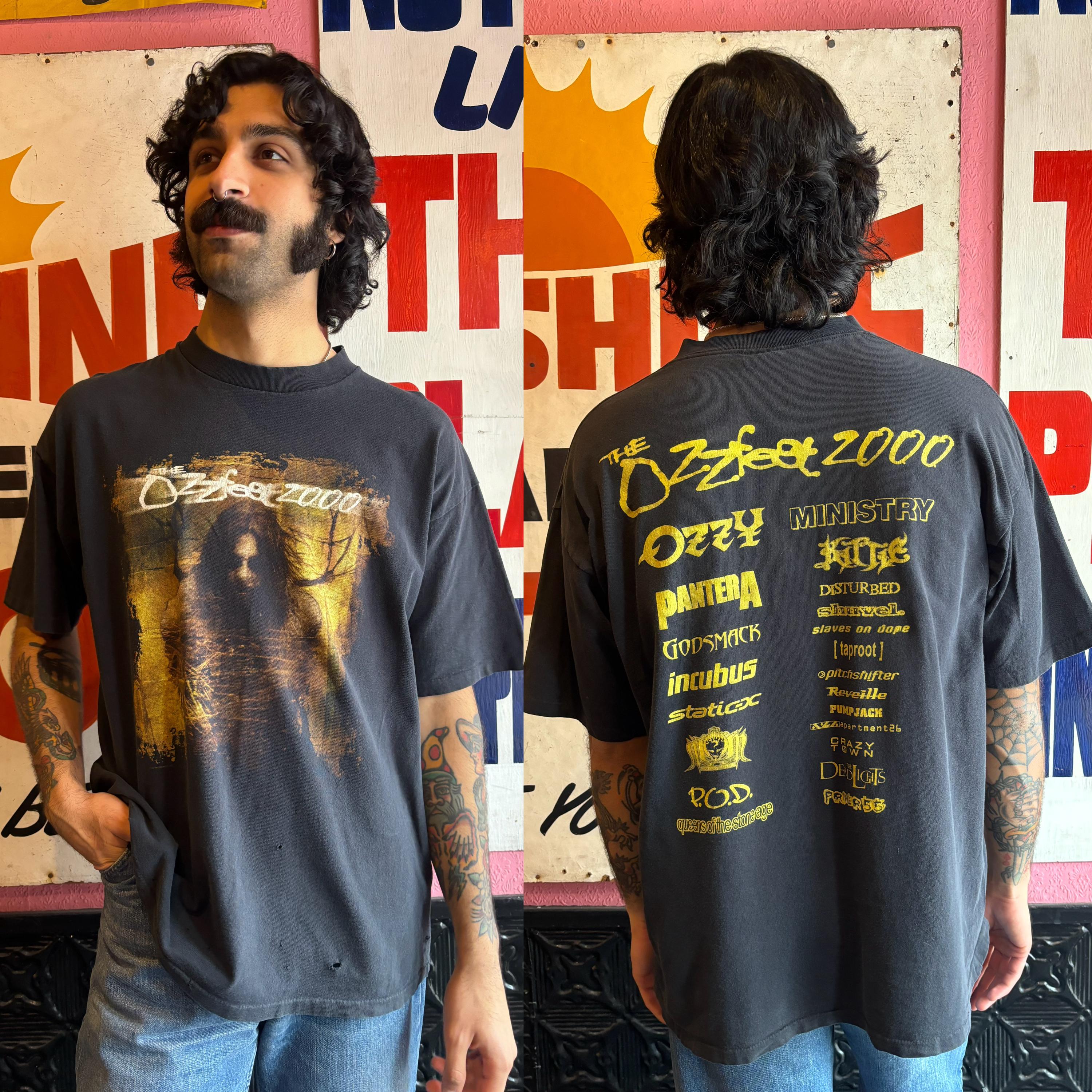 Vintage Ozzfest 2000 Single Stitch Black T-shirt | Size X Vintage Ozzfest 2000 Single Stitch Black T-shirt | Size X