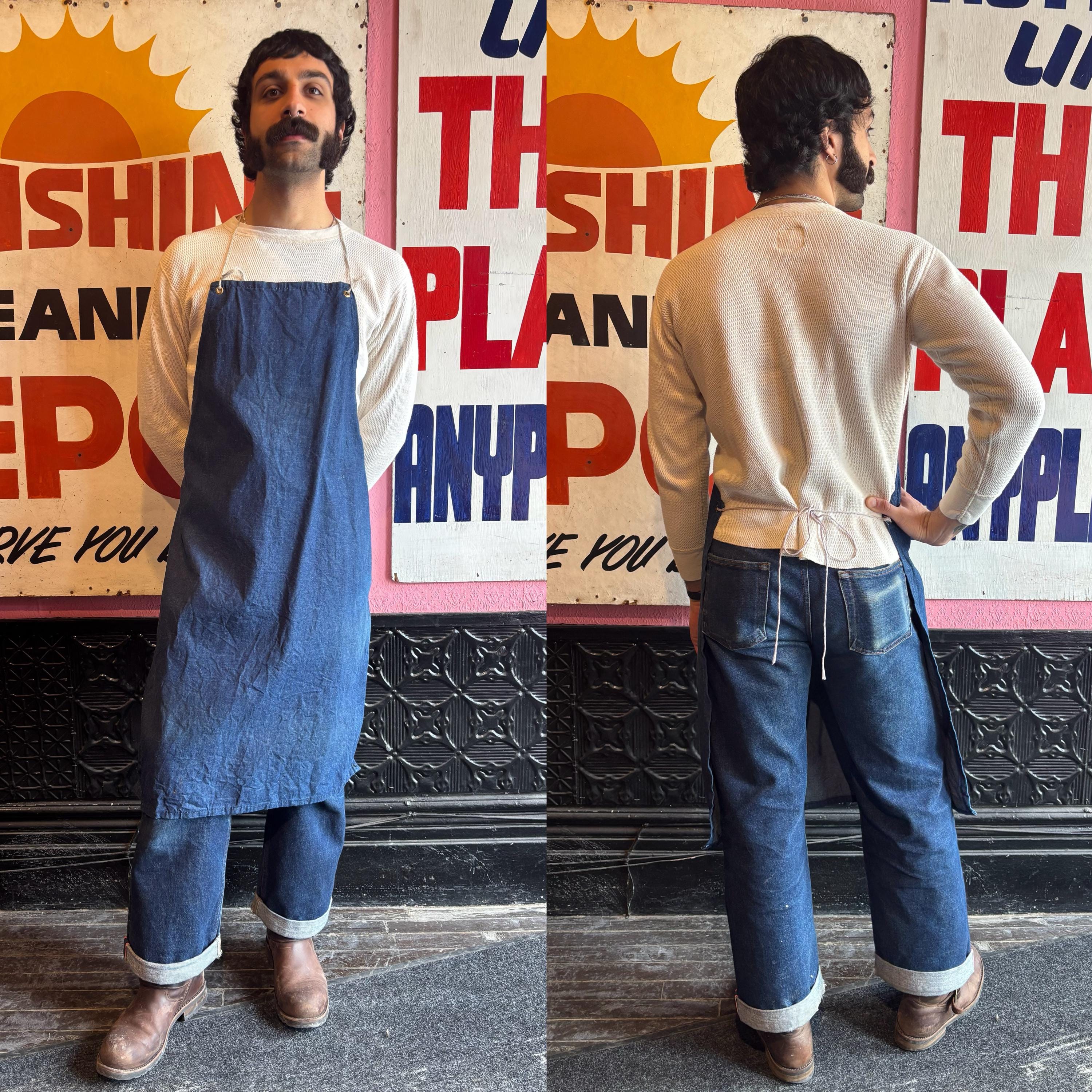 Vintage Denim Aprons - Etsy Canada