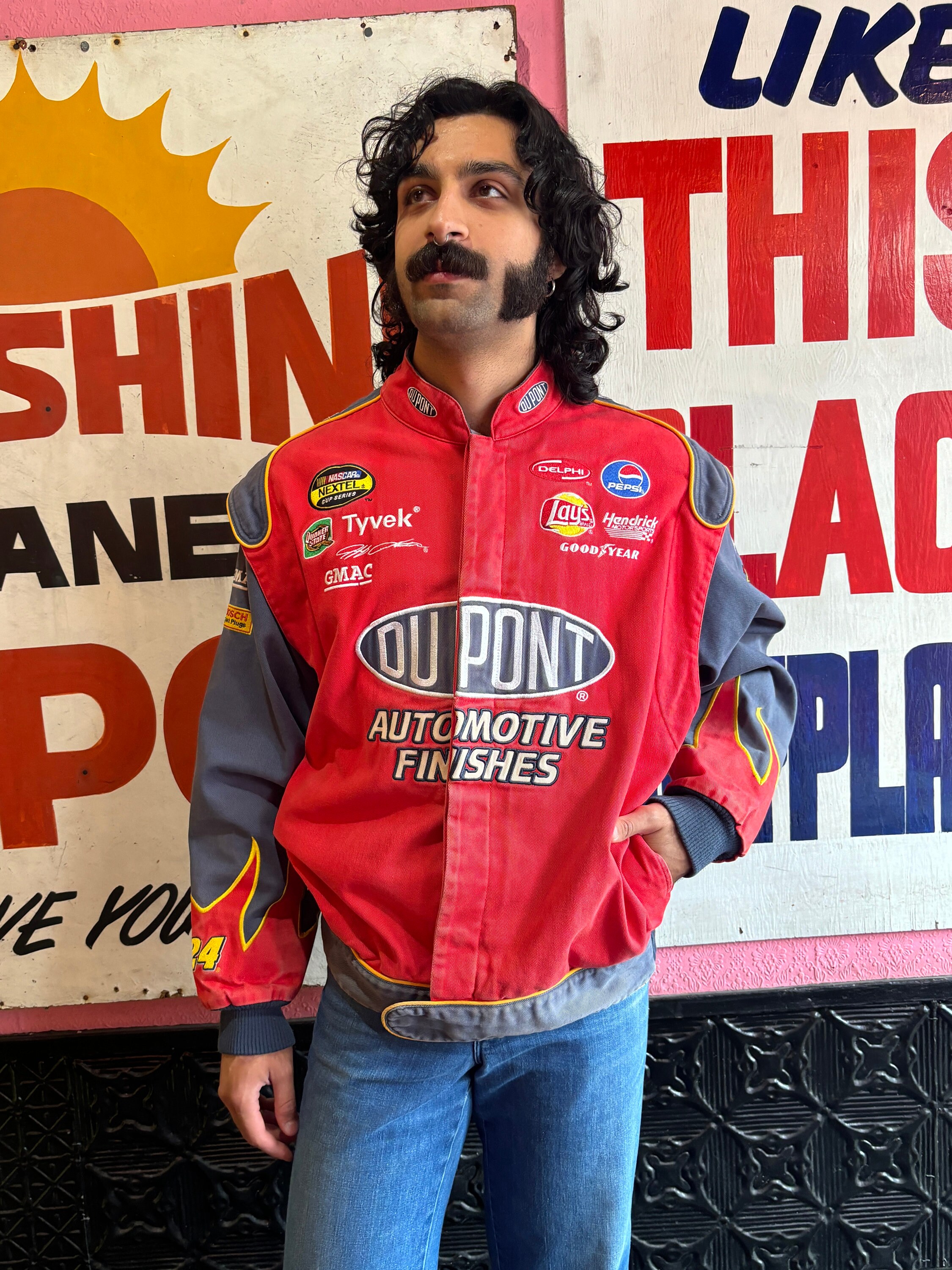 1990s Jeff Gordon Nascar Racing Jacket | Size Large - Etsy